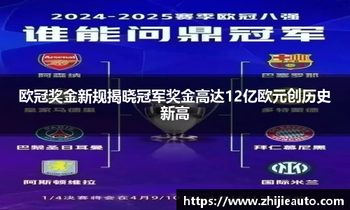 欧冠奖金新规揭晓冠军奖金高达12亿欧元创历史新高