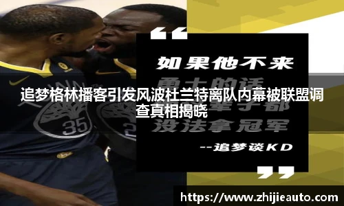 追梦格林播客引发风波杜兰特离队内幕被联盟调查真相揭晓